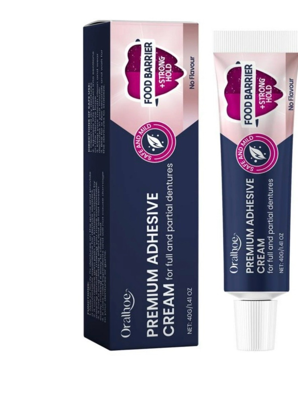 OralHoe Premium Denture Adhesive Cream